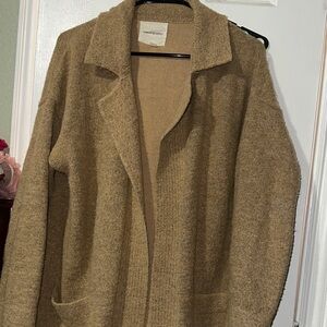 Thread & Supply Beige Knit Cardigan